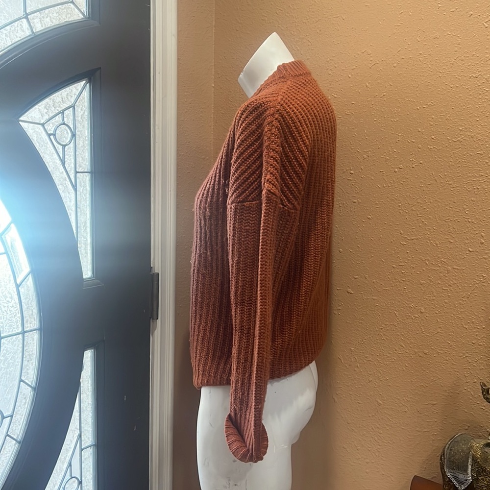 Callahan Orange Pullover Sweater - image 3